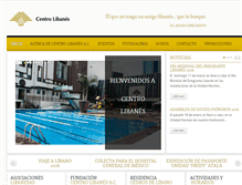 Tablet Screenshot of centrolibanes.org.mx